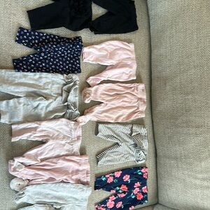11 3M baby Girl Pants - assorted colors and brands